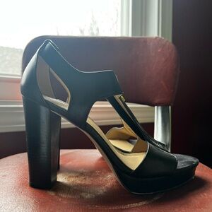 Michael Kors Berkley Block Heel Sandal in Black